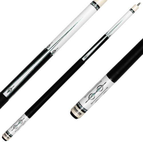 Pearson Encore Cue White Pool Cue | Black & White Encore Series