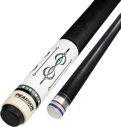 Encore Series White Carbon Fiber Cue | Pearson Carbon Clear Shaft 