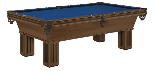 Olhausen Southern pool table Traditional Pecan on tulipwood with built in storage drawer
