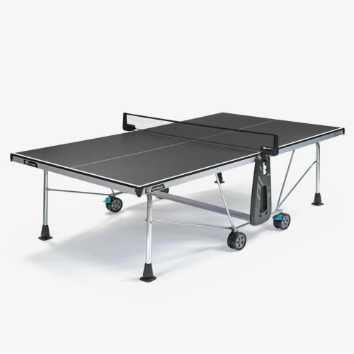 Cornilleau 300 Indoor grey table in playing position