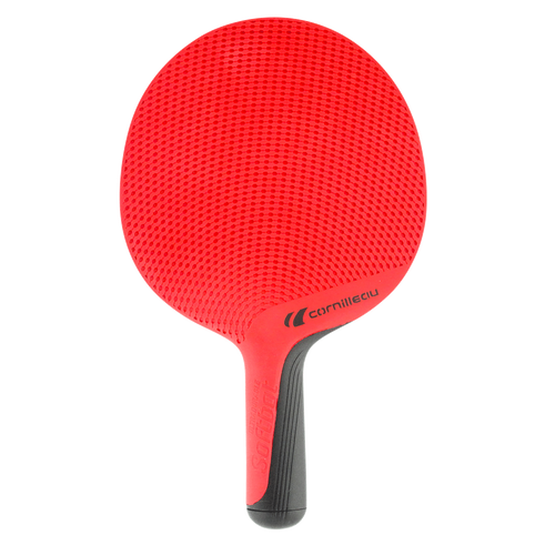 Cornilleau SOFTBAT red eco designed outdoor table tennis paddle made from recycled Armor Lux textiles