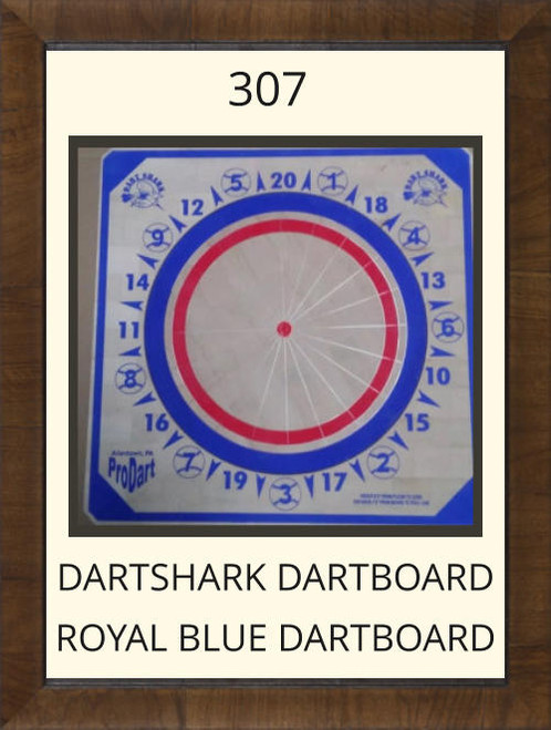 Pro Dart Dart Shark Royal Blue Dart Board #307