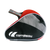 Side view of Cornilleau racket cover showing padded polyester construction to protect blade and rubbers