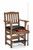 Brunswick Centennial Player's Chair Rustic Dark Brown