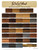 Olhausen Wood Finish Chart