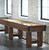 Brunswick Canton 14 foot shuffleboard table with hardwood playfield and industrial style base