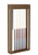 Brunswick Sanibel Rustic Dark Brown wall rack matched to Sanibel pool table finish