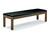 Brunswick Centennial storage bench shown in rustic dark brown finish