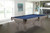 Brunswick Allenton Driftwood tapered leg pool table as centerpiece in modern coastal style home game room
