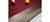 Brunswick Brae Loch pool table rail detail with slate accents and pearlized rail sights