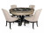 Presidential Vienna Convertible Game Table Set with 4 Chairs