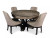 Presidential Vienna Convertible Game Table Set with 4 Chairs