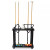 Presidential Straight Floor Cue Rack Black