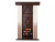 Presidential Ambassador Wall Cue Rack Espresso