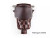 Leather Drop Pocket Set Mahogany Shield
