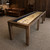 Olhausen Townhouse Shuffleboard in Van Dyke Brown on Maple in mid century modern room setting