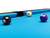 Brunswick Gold Crown VII 9' Pool Table Tournament Black Side Pocket Detail
