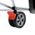 Special indoor double wheels with brakes on Cornilleau 500 Indoor grey ping pong table