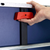 Closeup of Cornilleau DSI safety system on Sport 500 Blue