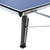 Adjustable leg pads and tapered legs on Cornilleau 500 Indoor blue table tennis table