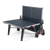 Cornilleau 600X outdoor blue table in playback position for solo practice