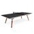 Cornilleau ORIGIN convertible outdoor table white frame dark stone top and traditional Net