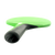 Ergonomic handle grip on Cornilleau SOFTBAT green weatherproof eco designed table tennis paddle