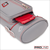 Cuetec Pro Line Speed Gray 2x4 case close up of integrated hidden mobile phone pocket on back panel.