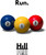 Assorted Hill Hill billiards strategy cards laid out showing different run-out and skill challenges