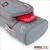 Cuetec Pro Line Speed Gray 3x5 case close up of integrated hidden mobile phone pocket on back panel.
