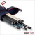 Cuetec Pro Line navy 3x5 hard case next to multiple cues to show storage capacity