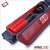 Open Cuetec Pro Line navy 3x5 case displaying padded interior for 3 butts and 5 shafts