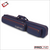 Top view of Cuetec Pro Line navy 4x8 soft case showing handle, logo, and zipper closures