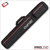 Cuetec Pro Line black 4x8 soft cue case standing upright with accessory pockets and backpack straps