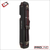 Back of Cuetec Pro Line black 4x8 cue case with adjustable backpack-style shoulder straps