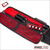 Close-up of Cuetec Pro Line black case accessory pockets and organizer panel