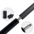 Joint and carbon fiber shaft connection on JFlowers BRKR Blue No Wrap cue