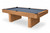 A.E. Schmidt Capri pool table in Toasty oak finish with Academy Blue billiard cloth