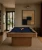 A.E. Schmidt Capri modern pool table in contemporary home game room