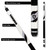 Raiders shield logo on butt sleeve of Las Vegas Raiders NFL pool cue with black nylon wrap