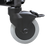 Indoor ball bearing wheels with 4 brakes on Cornilleau 740 ITTF indoor ping pong table