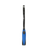 Side profile of Cornilleau Nexeo X90 outdoor paddle showing carbon fiber reinforced blade and sponge backed rubber