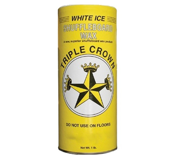 Triple Crown White Ice Shuffleboard Powder Wax 16 oz. Can
