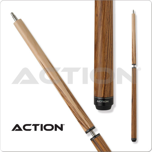 Action ACTBJZ Zebrawood Break Jump Pool Cue | Free Shipping