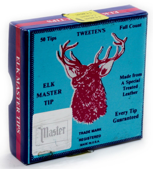 ELK MASTER TIPS 14mm 2個セット Tweeten Elk Master 14mm Cue Tips, Box of 50 | Gebhardts.com