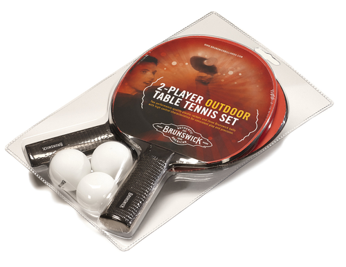 Brunswick Smash I/O Indoor/Outdoor Table Tennis 2-Player Racket Set ...
