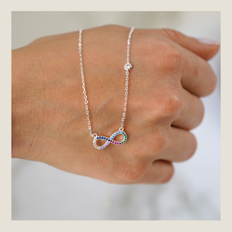 Pulsera Infinito Arcoíris