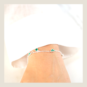 Pulsera Corazones de Luz