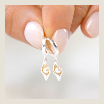 Aros Gota Dorada Suave