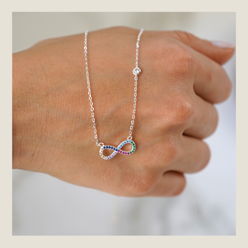 Pulsera Infinito Arcoíris